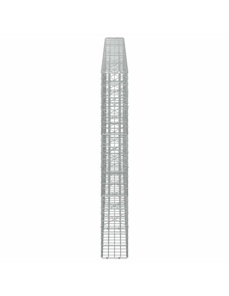 Gabione con Filo da 3,5 mm e Rete da 5x10 cm 400x20x150 cm