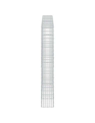 Gabione con Filo da 3,5 mm e Rete da 5x10 cm 400x30x200 cm