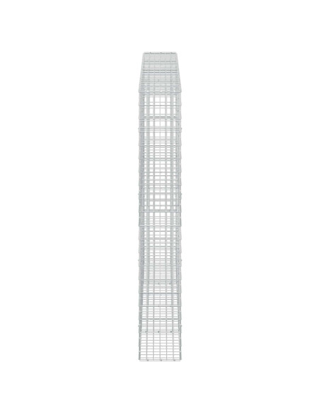 Gabione con Filo da 3,5 mm e Rete da 5x10 cm 400x30x200 cm