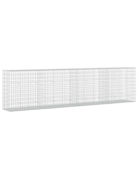 Gabione con Filo da 3,5 mm e Rete da 5x10 cm 400x50x100 cm