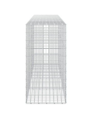 Gabione con Filo da 3,5 mm e Rete da 5x10 cm 400x50x100 cm