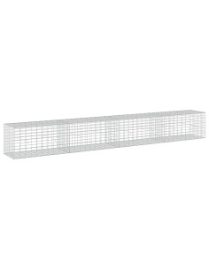 Gabione con Filo da 3,5 mm e Rete da 5x10 cm 400x50x50 cm 2