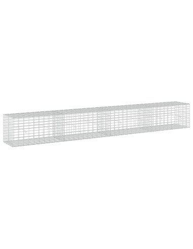 Gabione con Filo da 3,5 mm e Rete da 5x10 cm 400x50x50 cm