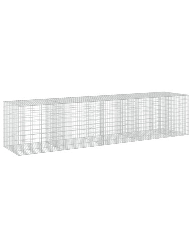 Gabione con Filo da 3,5 mm e Rete da 5x10 cm 450x100x100 cm