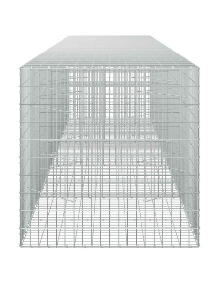 Gabione con Filo da 3,5 mm e Rete da 5x10 cm 450x100x100 cm