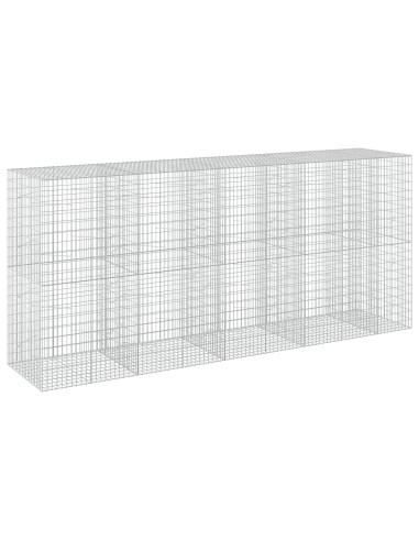 Gabione con Filo da 3,5 mm e Rete da 5x10 cm 450x100x200 cm