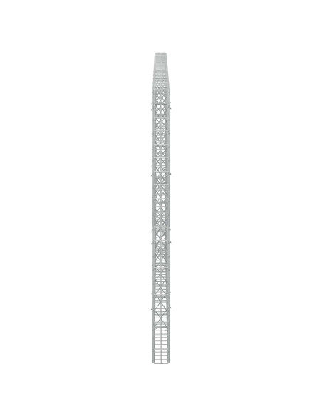 Gabione con Filo da 3,5 mm e Rete da 5x10 cm 450x10x200 cm