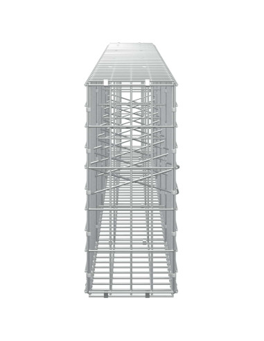 Gabione con Filo da 3,5 mm e Rete da 5x10 cm 450x20x50 cm