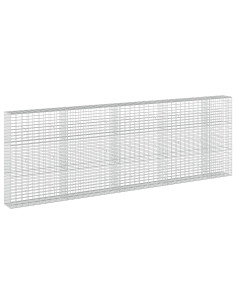 Gabione con Filo da 3,5 mm e Rete da 5x10 cm 450x30x150 cm 2