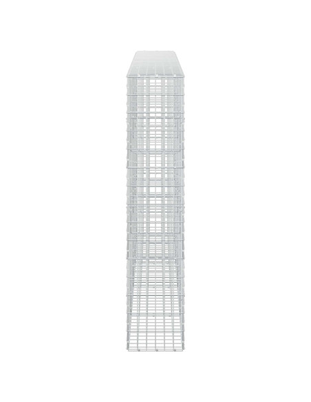 Gabione con Filo da 3,5 mm e Rete da 5x10 cm 450x30x150 cm