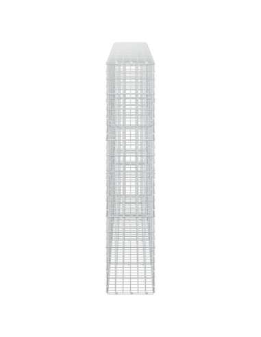 Gabione con Filo da 3,5 mm e Rete da 5x10 cm 450x30x150 cm