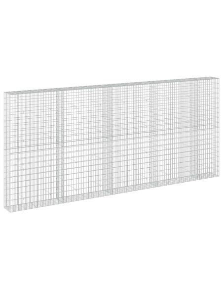 Gabione con Filo da 3,5 mm e Rete da 5x10 cm 450x30x200 cm