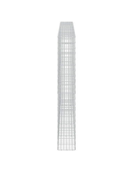 Gabione con Filo da 3,5 mm e Rete da 5x10 cm 450x30x200 cm