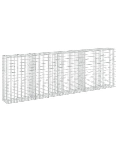 Gabione con Filo da 3,5 mm e Rete da 5x10 cm 450x50x150 cm