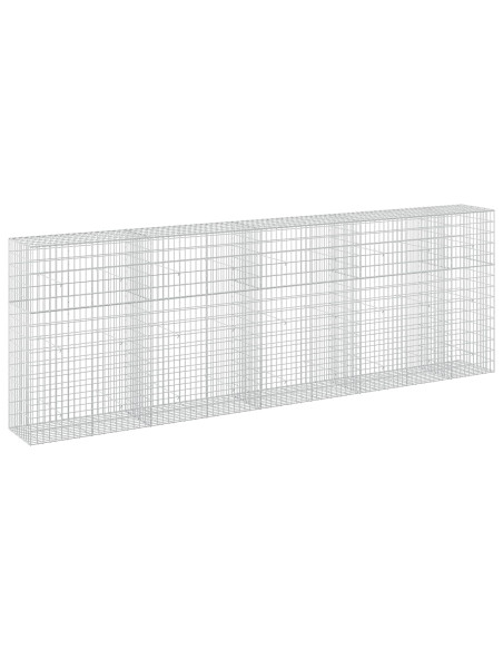 Gabione con Filo da 3,5 mm e Rete da 5x10 cm 450x50x150 cm