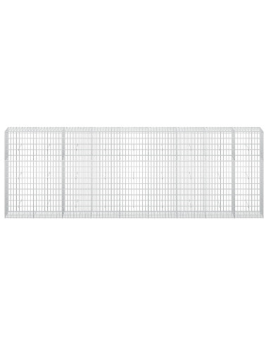 Gabione con Filo da 3,5 mm e Rete da 5x10 cm 450x50x150 cm