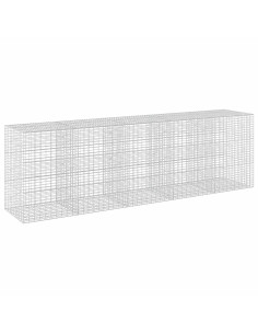 Gabione con Filo da 3,5 mm e Rete da 5x10 cm 500x100x150 cm 2