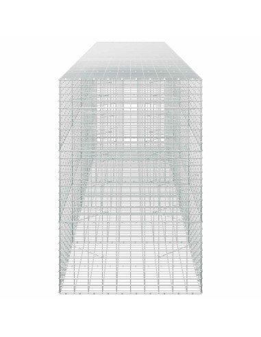 Gabione con Filo da 3,5 mm e Rete da 5x10 cm 500x100x150 cm