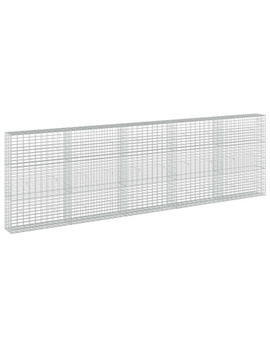 Gabione con Filo da 3,5 mm e Rete da 5x10 cm 500x30x150 cm