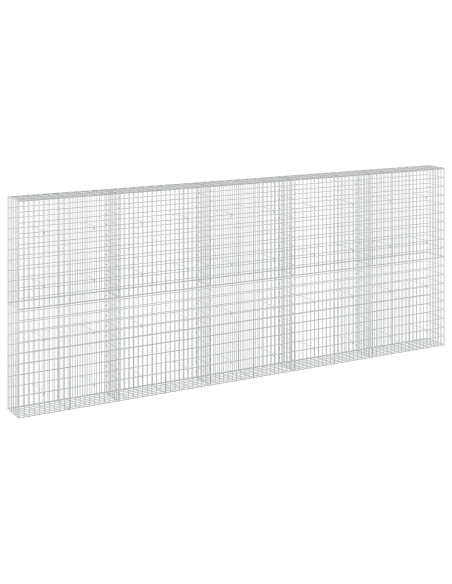 Gabione con Filo da 3,5 mm e Rete da 5x10 cm 500x30x200 cm