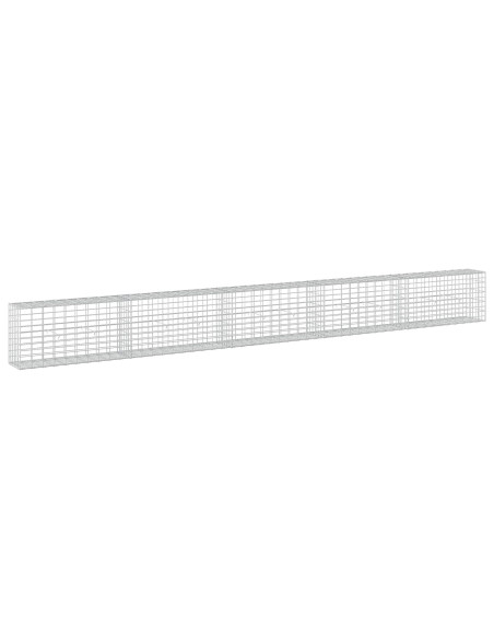 Gabione con Filo da 3,5 mm e Rete da 5x10 cm 500x30x50 cm