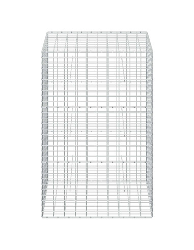 Gabione con Filo da 3,5 mm e Rete da 5x10 cm 50x100x150 cm