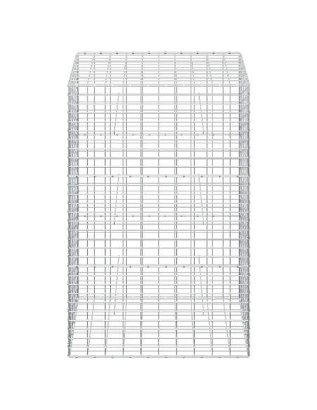 Gabione con Filo da 3,5 mm e Rete da 5x10 cm 50x100x150 cm