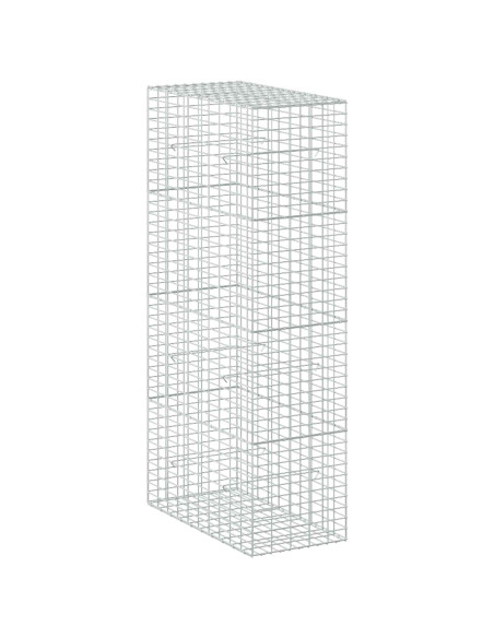 Gabione con Filo da 3,5 mm e Rete da 5x10 cm 50x100x200 cm