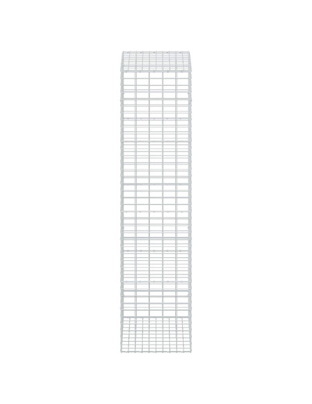 Gabione con Filo da 3,5 mm e Rete da 5x10 cm 50x100x200 cm