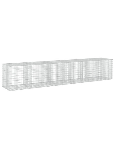Gabione con Filo da 3,5 mm e Rete da 5x10 cm 550x100x100 cm
