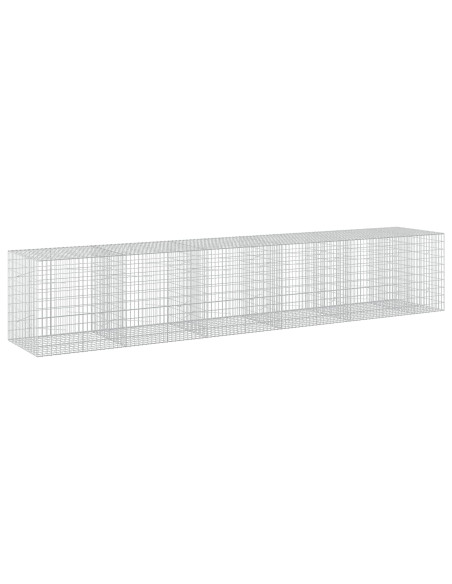 Gabione con Filo da 3,5 mm e Rete da 5x10 cm 550x100x100 cm
