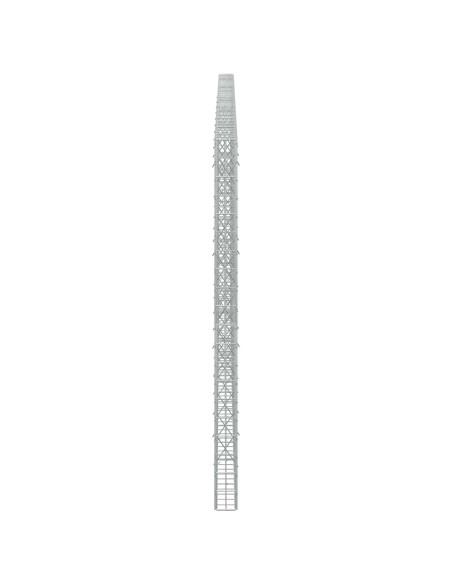 Gabione con Filo da 3,5 mm e Rete da 5x10 cm 550x10x200 cm