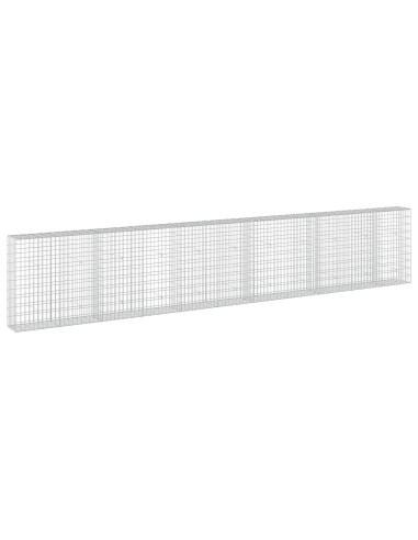 Gabione con Filo da 3,5 mm e Rete da 5x10 cm 550x30x100 cm