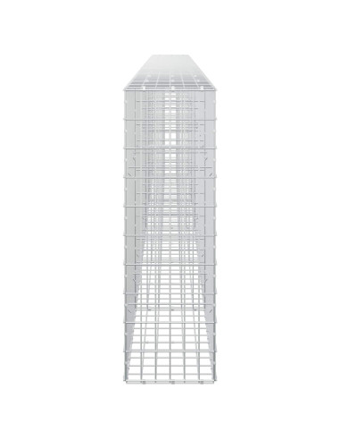 Gabione con Filo da 3,5 mm e Rete da 5x10 cm 550x30x100 cm