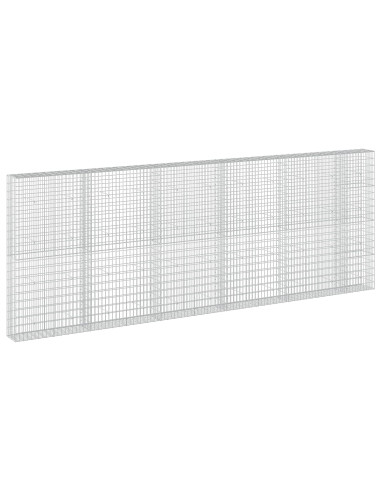 Gabione con Filo da 3,5 mm e Rete da 5x10 cm 550x30x200 cm