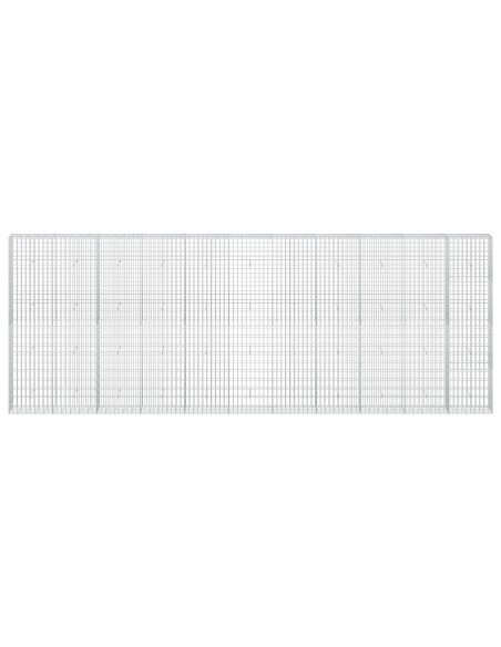 Gabione con Filo da 3,5 mm e Rete da 5x10 cm 550x30x200 cm