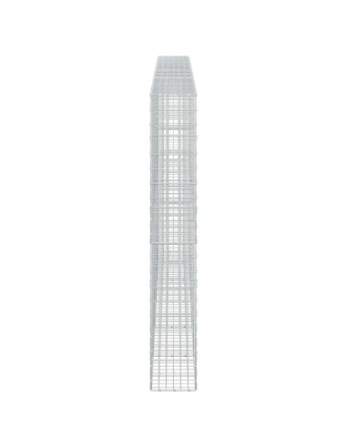 Gabione con Filo da 3,5 mm e Rete da 5x10 cm 550x30x200 cm