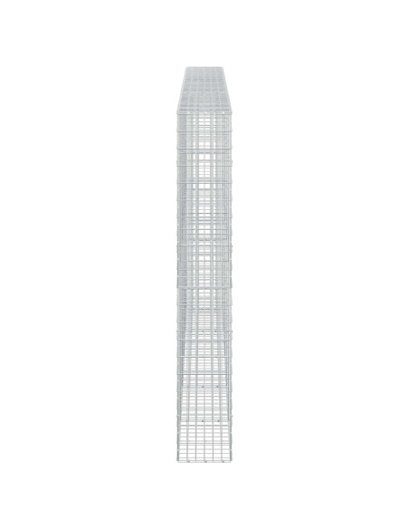 Gabione con Filo da 3,5 mm e Rete da 5x10 cm 550x30x200 cm