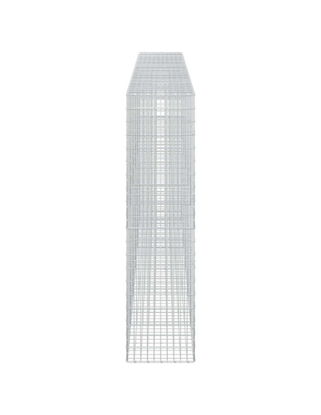 Gabione con Filo da 3,5 mm e Rete da 5x10 cm 550x50x200 cm
