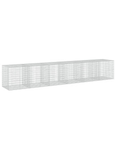 Gabione con Filo da 3,5 mm e Rete da 5x10 cm 600x100x100 cm 2