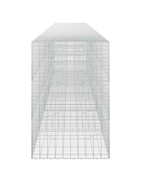 Gabione con Filo da 3,5 mm e Rete da 5x10 cm 600x100x150 cm