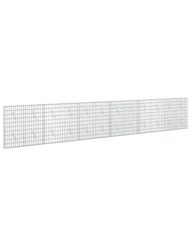 Gabione con Filo da 3,5 mm e Rete da 5x10 cm 600x10x100 cm
