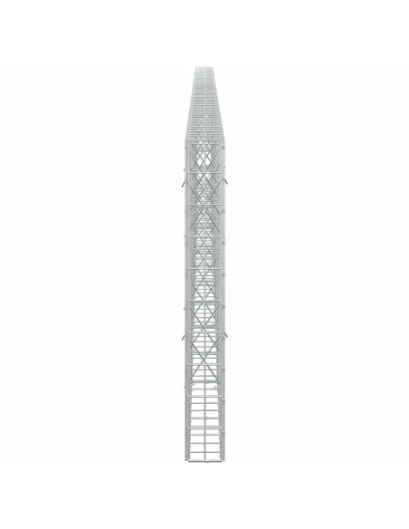 Gabione con Filo da 3,5 mm e Rete da 5x10 cm 600x10x100 cm