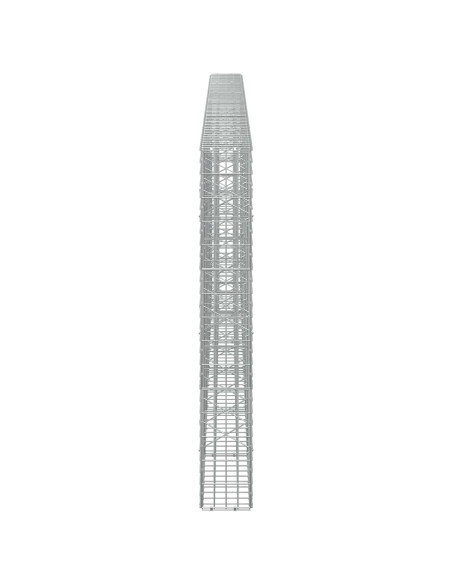 Gabione con Filo da 3,5 mm e Rete da 5x10 cm 600x20x150 cm