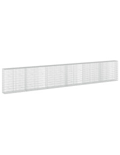 Gabione con Filo da 3,5 mm e Rete da 5x10 cm 600x30x100 cm 2