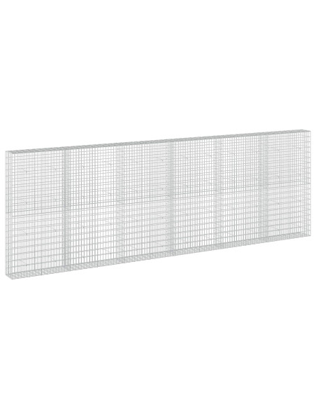 Gabione con Filo da 3,5 mm e Rete da 5x10 cm 600x30x200 cm