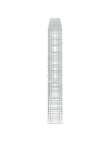 Gabione con Filo da 3,5 mm e Rete da 5x10 cm 600x30x200 cm