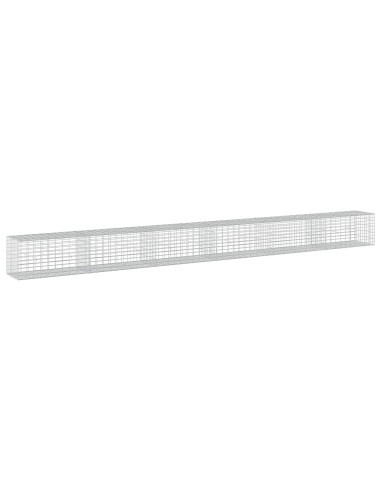 Gabione con Filo da 3,5 mm e Rete da 5x10 cm 600x50x50 cm