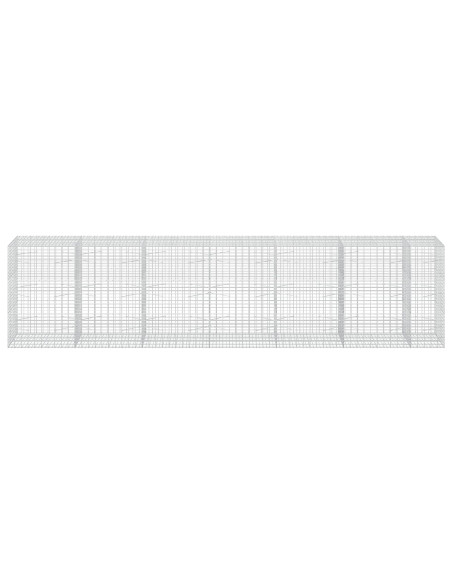 Gabione con Filo da 3,5 mm e Rete da 5x10 cm 650x100x150 cm