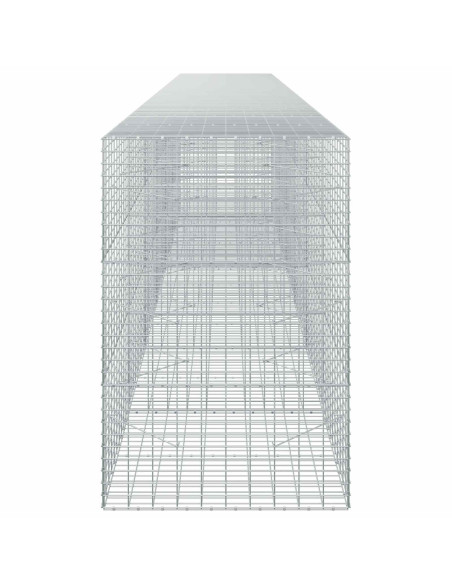 Gabione con Filo da 3,5 mm e Rete da 5x10 cm 650x100x150 cm